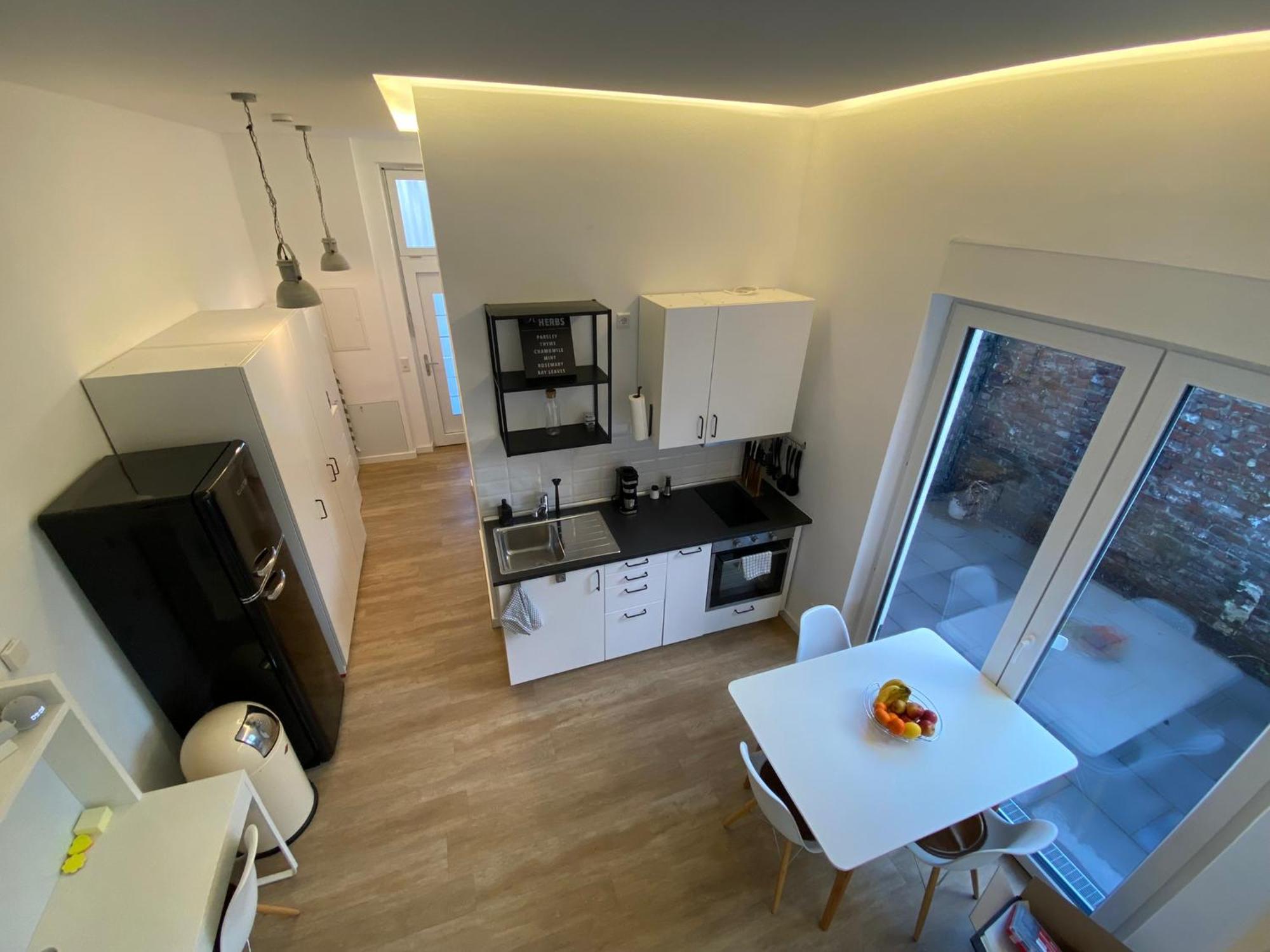 Schoene, Moderne Wohnung Mit Grosszuegiger Terasse Есен Екстериор снимка